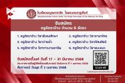 รับสมัครบุคคลเพื่อคัดเลือกเป็นลูกจ้างชั่วคราว ตำแหน่งครูอัตราจ้าง วิชาการงานอาชีพ 1 อัตรา วิชาว่ายน้ำ 1 อัตรา วิชาแนะแนว 1 อัตรา วิชาว่ายน้ำ 1 อัตรา วิชาภาษาไทย 1 อัตรา วิชาสังคม 1 อัตรา วิชาทัศนศิลป์ 1 อัตรา